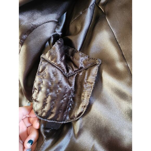 Pamela McCoy Collections Women's Genuine Leather Jacket-M - Picture 5 of 9